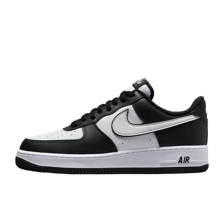 Nike scarpa sneakers da uomo Air Force 1 &#39;07 DV0788-001 nero-bianco