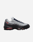 Nike scarpa sneakers da uomo Air Max 95 Essential DM0011 007 nero-rosso-antracite