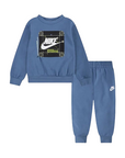 Nike tuta da bambino con felpa girocollo Future Utility 86M413-BKZ celeste