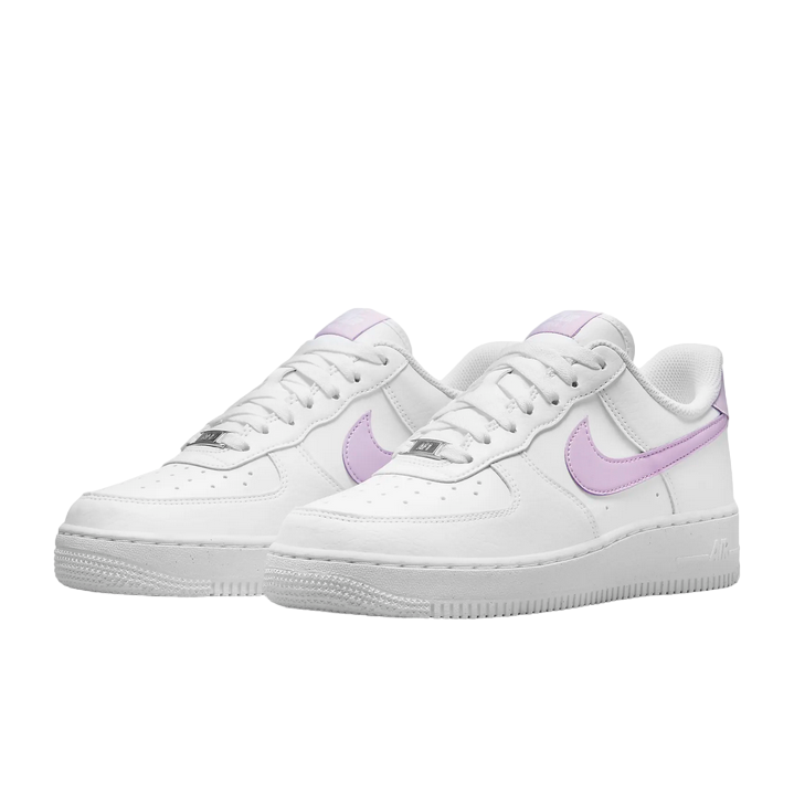 Nile scarpa sneaker da donna Air Force 1 &#39;07 Next Nature DN1430-105 bianco-glicine