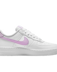 Nile scarpa sneaker da donna Air Force 1 '07 Next Nature DN1430-105 bianco-glicine