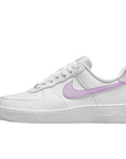 Nile scarpa sneaker da donna Air Force 1 '07 Next Nature DN1430-105 bianco-glicine