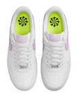 Nile scarpa sneaker da donna Air Force 1 '07 Next Nature DN1430-105 bianco-glicine