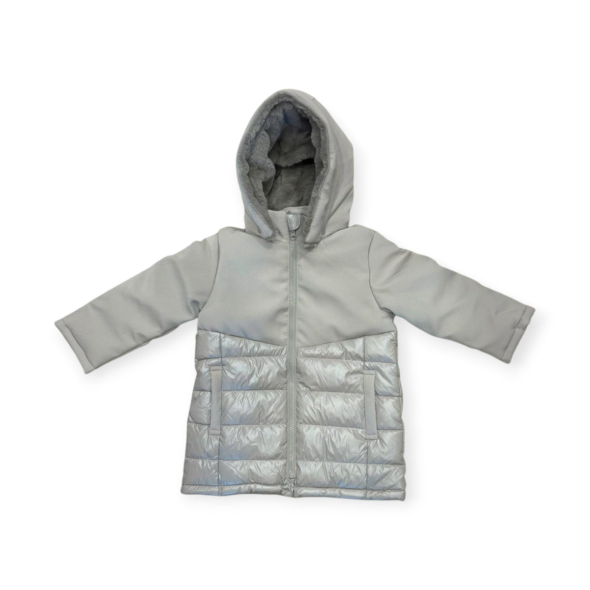 name it giubbotto da bimba con cappuccio Marol 13246828 beige