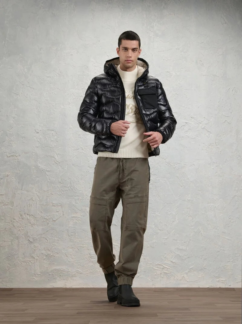 Blauer Piumino trapuntato con tasca petto Bryant 26SBLUC02182-005958 999 nero