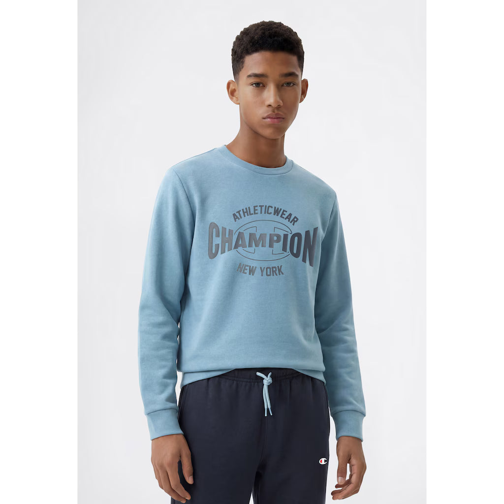 Champion tuta sportiva junior Crewneck Sweatsuit 307263-BS230 celeste