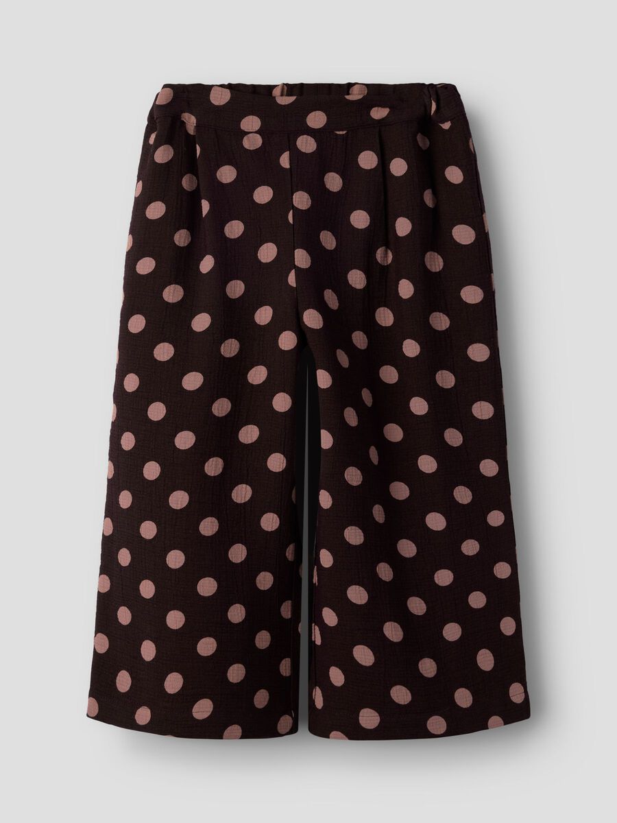 name it pantalone da bimba  NMFNINA WIDE 13259466 marrone