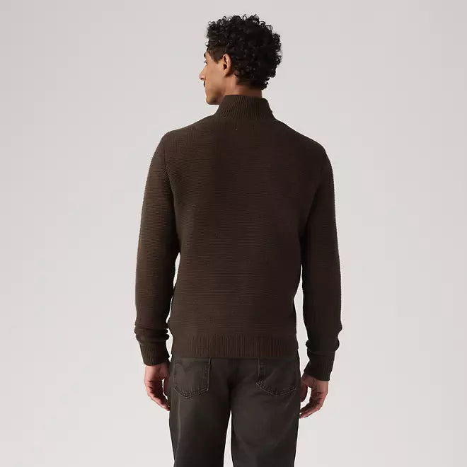 Levi's Felpa Housemark con cerniera corta 0058U0009 marrone