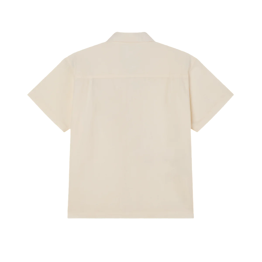 Obey camicia manica corta da uomo Frances 181210430 bianco