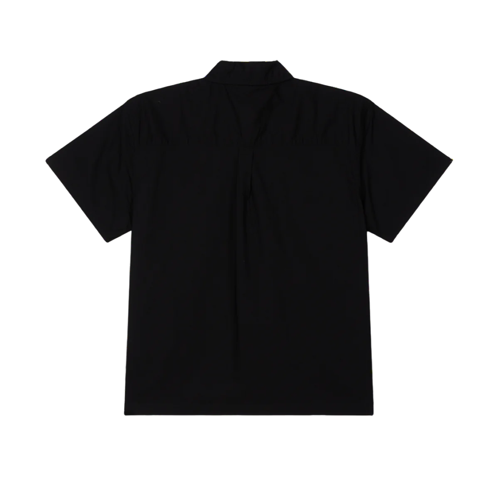 Obey camicia manica corta da uomo Wire 181210435 nero