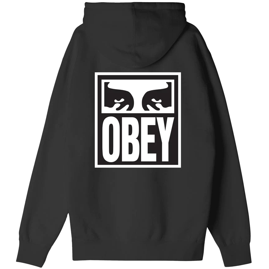 Obey felpa con cappuccio unisex Eyes Icon Premium 112843126 A607800 nero