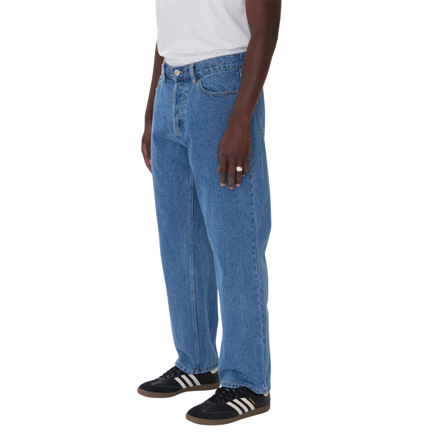 Obey pantalone jeans 5 tasche da uomo Hardwork 142010077 light indigo