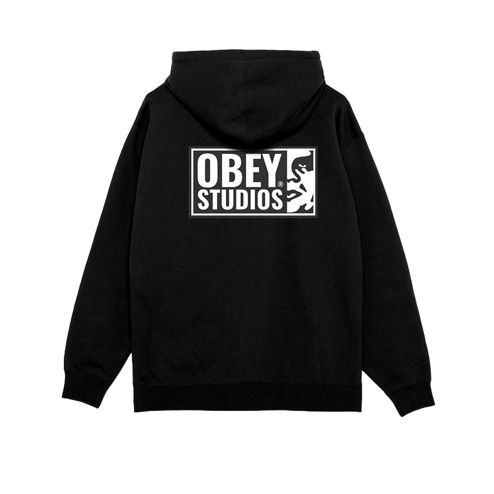 Obey felpa con cappuccio da adultoStudios Icon 112843977 nero