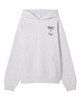 Obey felpa con cappuccio per adulti Posse Extra Heavy 112470231 grigio cenere