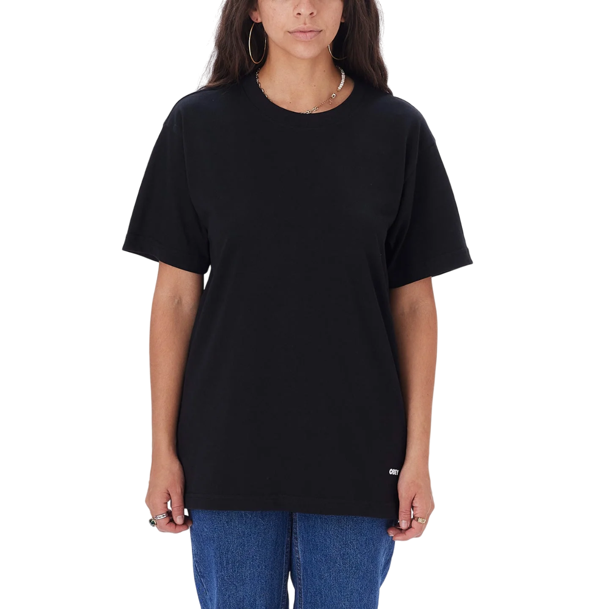 Obey maglietta da adulto Standard 131080300 nero. Confezione da 2 pezzi