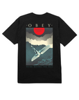 Obey maglietta manica corta da uomo Icarus 165263800 A951700 nero