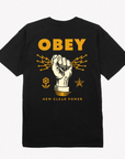 Obey maglietta manica corta da uomo New Power Classic 165263779 nero