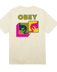 Obey maglietta manica corta da uomo Post Modern 165263778 bianco