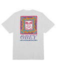 Obey maglietta manica corta da uomo Throwback 165263786 A951000 bianco