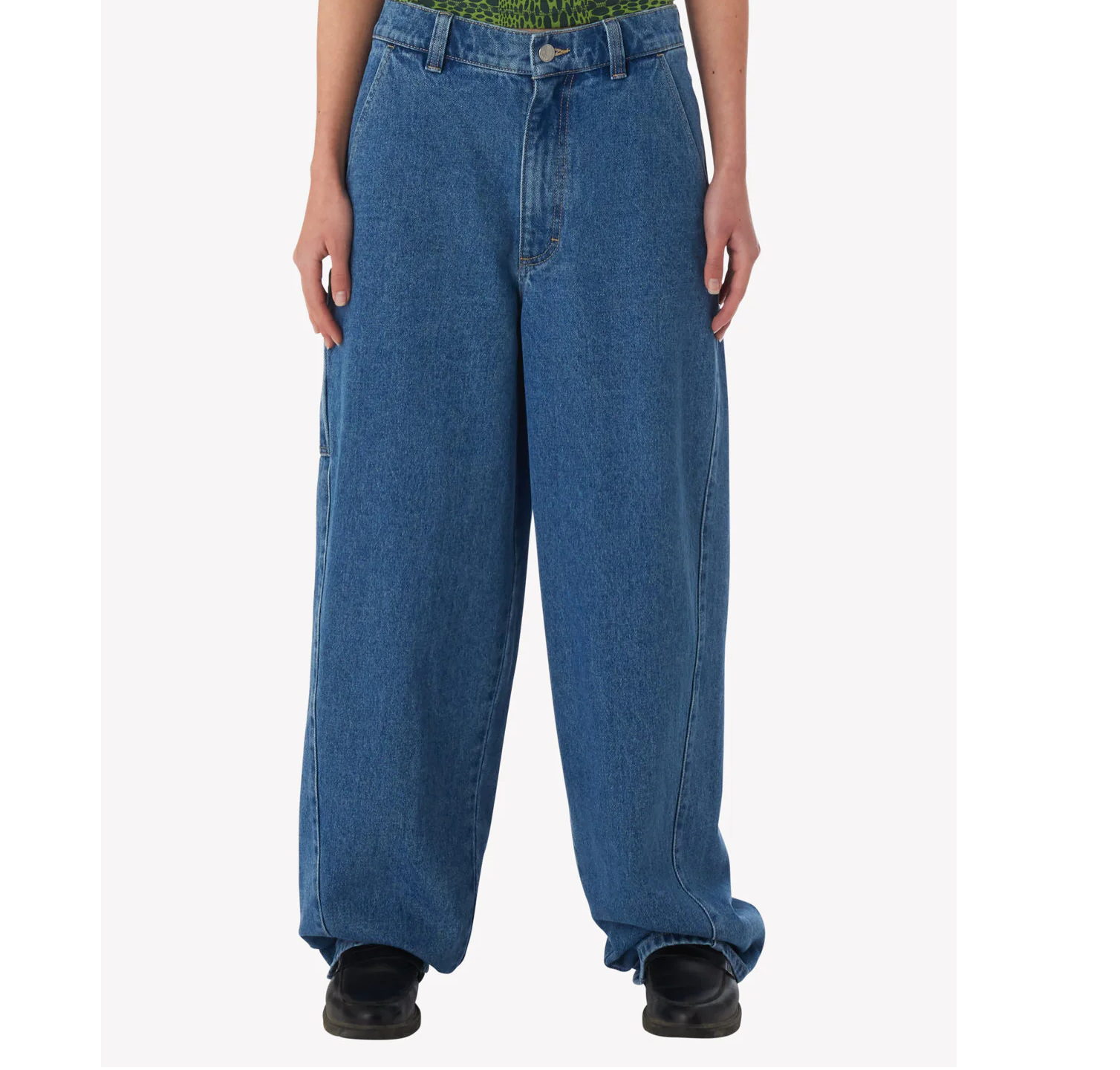 Obey pantalone jeans da donnaCarpenter Lily 242010052 blu chiaro
