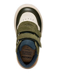 Geox Nashik Sneakers con strappo bimbo B465NA08522C1M3X beige-verde