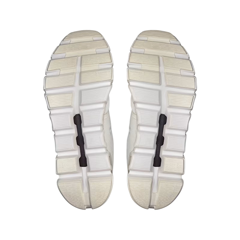 Dettaglio della suola CloudTec delle scarpe running On Cloud 6 donna, tecnologia di ammortizzazione innovativa