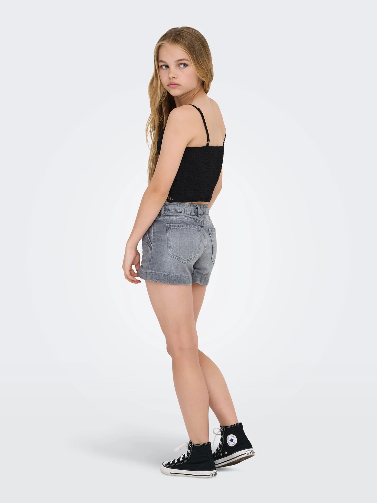 Only KOGCOMET Wide Leg Fit Bermuda in jeans 15340426 grigio