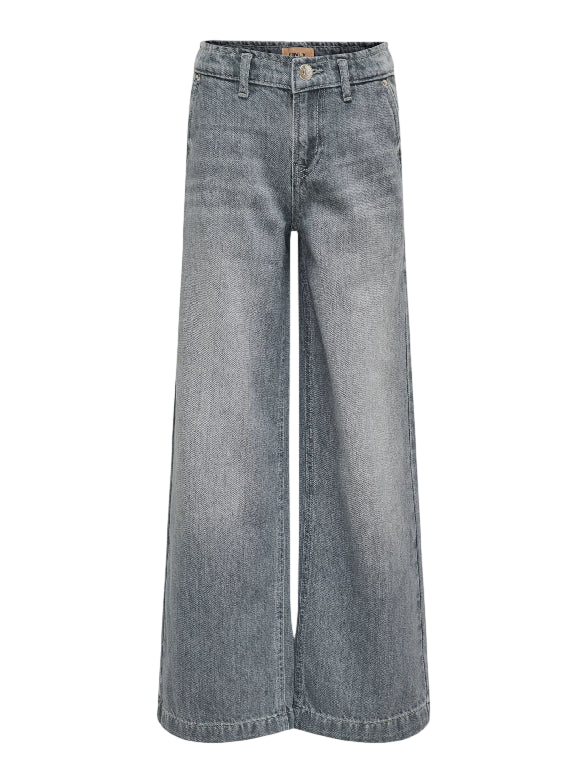 Only KOGCOMET Wide Leg Fit Jeans 15313895 Grigio / Medium Grey Denim