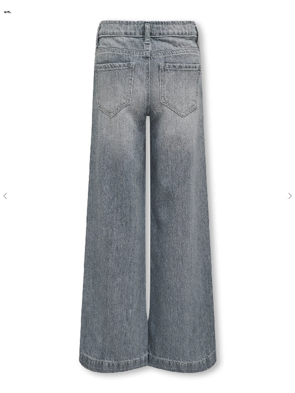 Only KOGCOMET Wide Leg Fit Jeans 15313895 Grigio / Medium Grey Denim