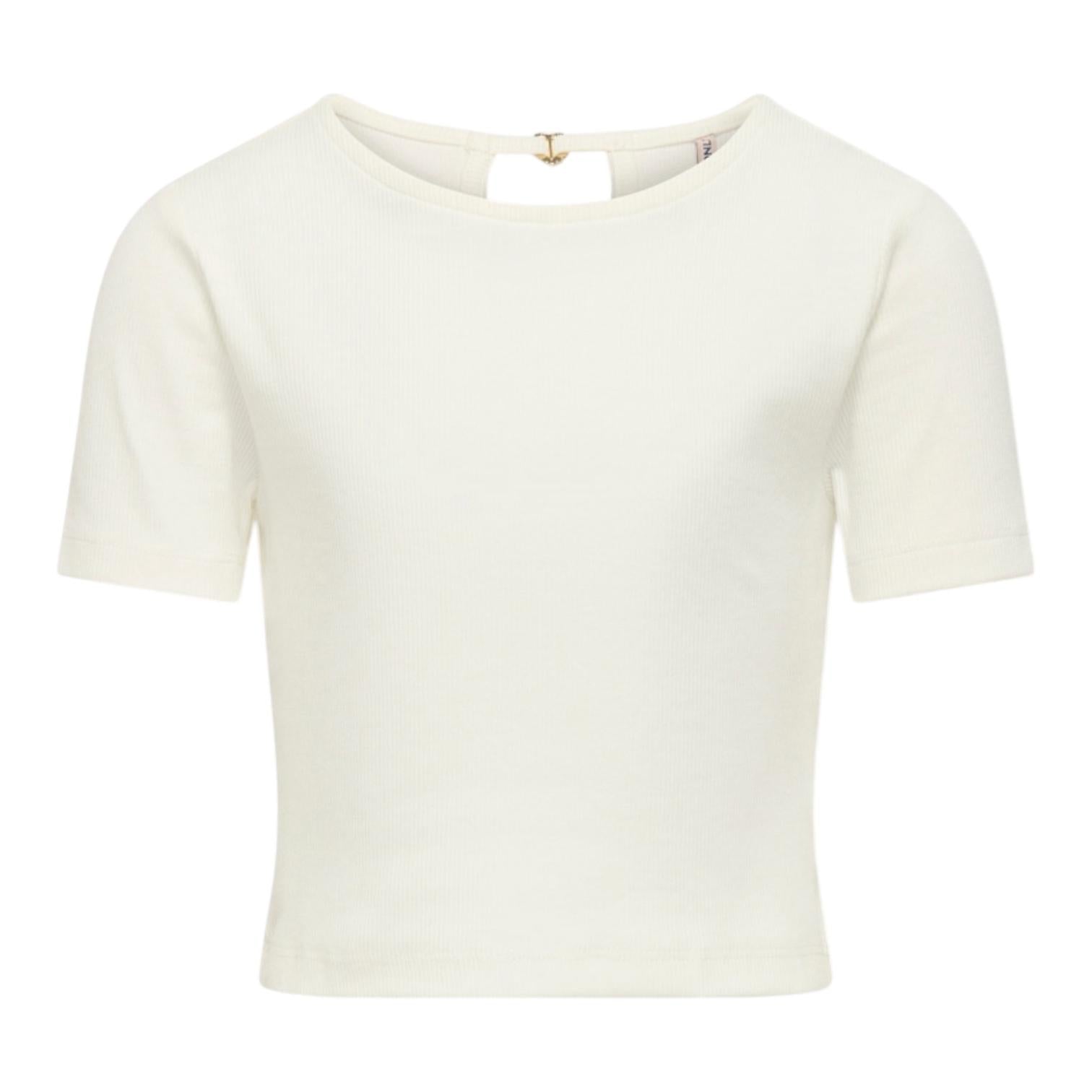 Only Maglietta Bambina Kogrene 15342476 Bianco Cotone