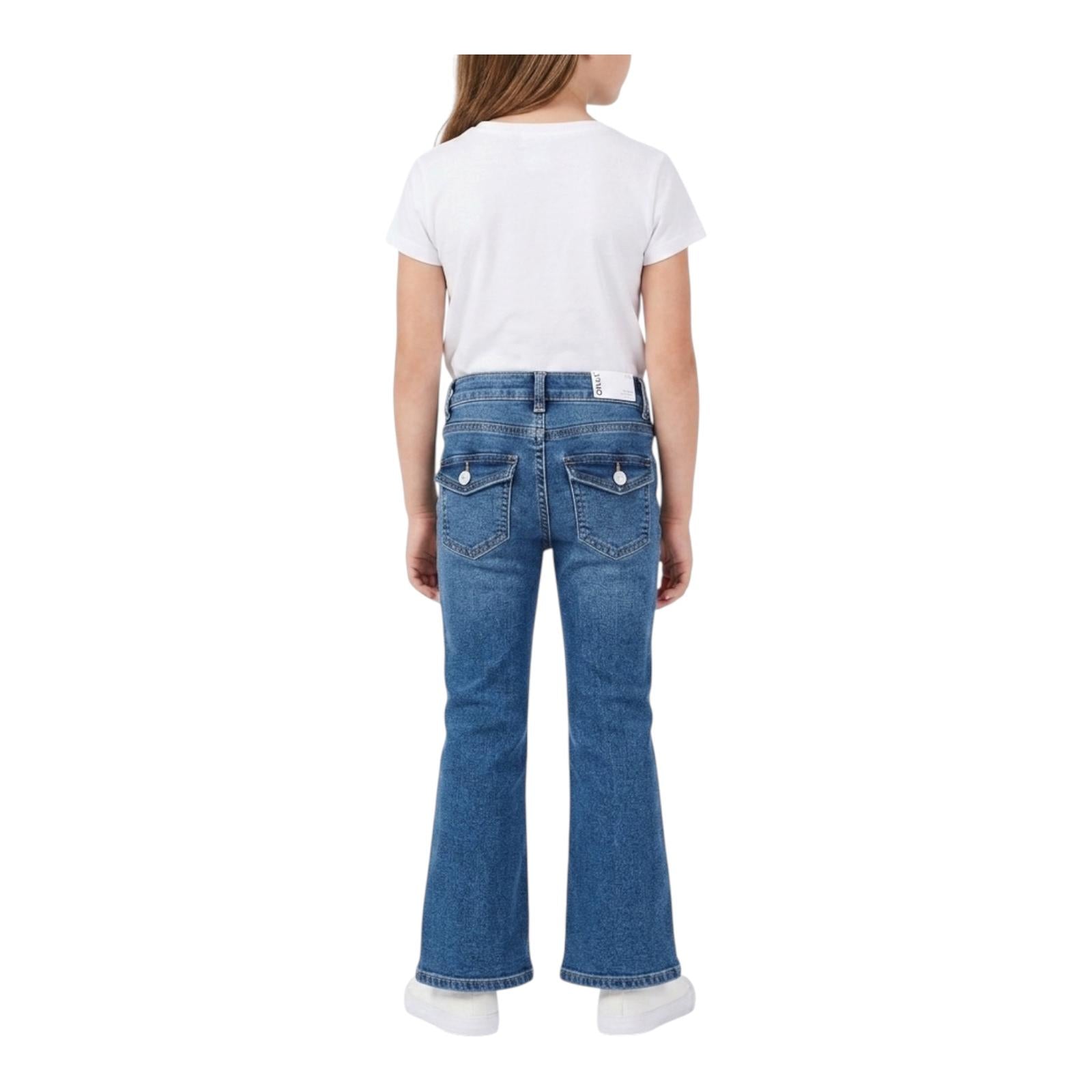 Only pantalone jeans da ragazza Kogphebe 15378038 blu