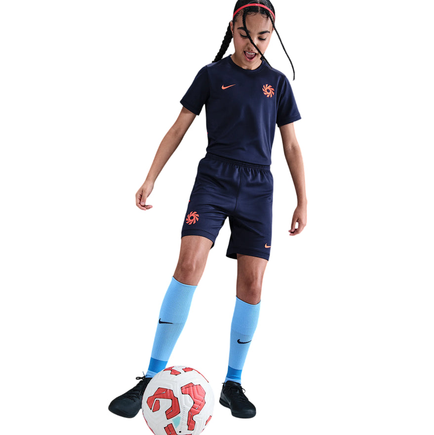 Pantaloncini Nike Erling Haaland Academy HV0213-498 Blu Junior - frontale