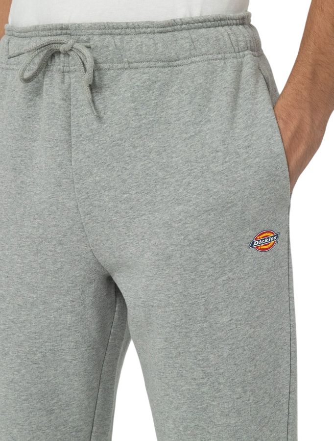 Dettaglio vita elasticizzata e tasche pantalone Dickies Mapleton unisex grigio comfort fit