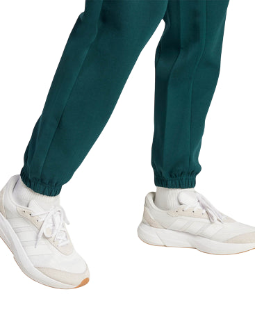 Pantalone sportivo Adidas donna JX0443 verde in misto cotone. Comfort e stile per sport e tempo libero. elastico alla caviglia