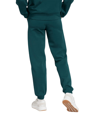 Pantalone sportivo Adidas donna JX0443 verde in misto cotone. Comfort e stile per sport e tempo libero. vista dietro