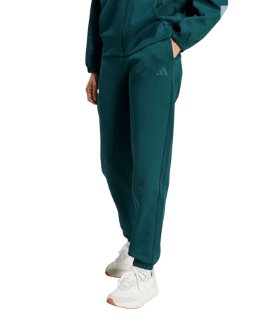 Pantalone sportivo Adidas donna JX0443 verde in misto cotone. Comfort e stile per sport e tempo libero. 