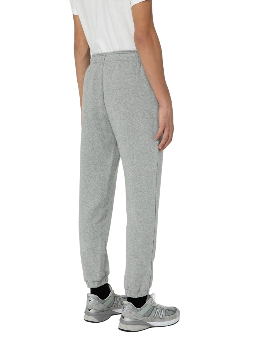 Pantalone sportivo Dickies Mapleton grigio da uomo in pile spazzolato, vista laterale 2