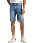 Pepe Jeans Bermuda Denim Slim Fit da uomo Bermuda Denim Slim Fit blu medio