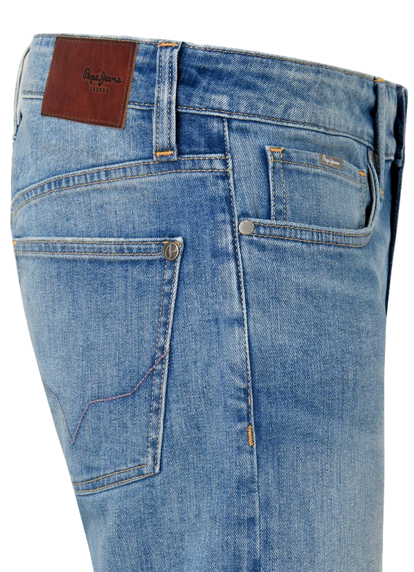 Pepe Jeans Bermuda Denim Slim Fit da uomo Bermuda Denim Slim Fit blu medio