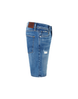 Pepe Jeans Bermuda in Denim da uomo Taper Fit PM801084RH7 blu medio