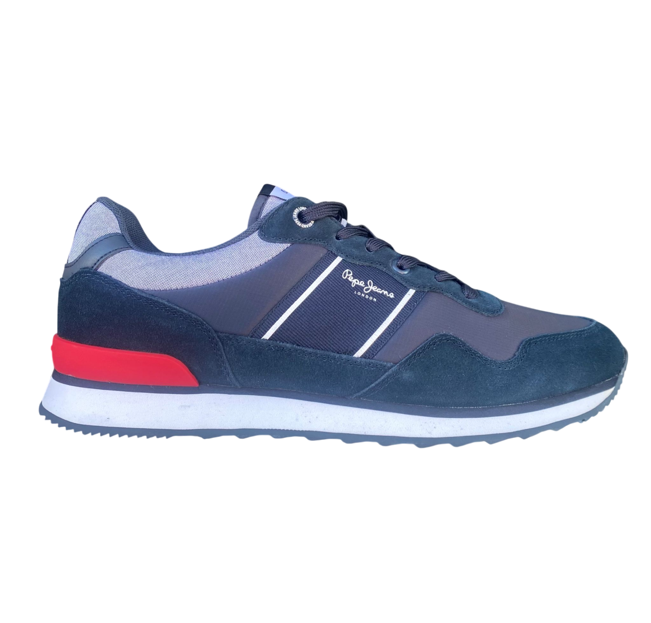 PepeJeans scarpa sneakers da uomo Cross 4 Sailor PMS30702 595 blu