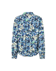 Pepe Jeans camicia da donna con stampa floreale Ciria PL304836 553 blu