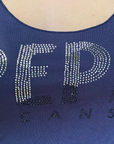 Pepe Jeans maglietta manica lunga da donna Calissa PL504337 584 blu