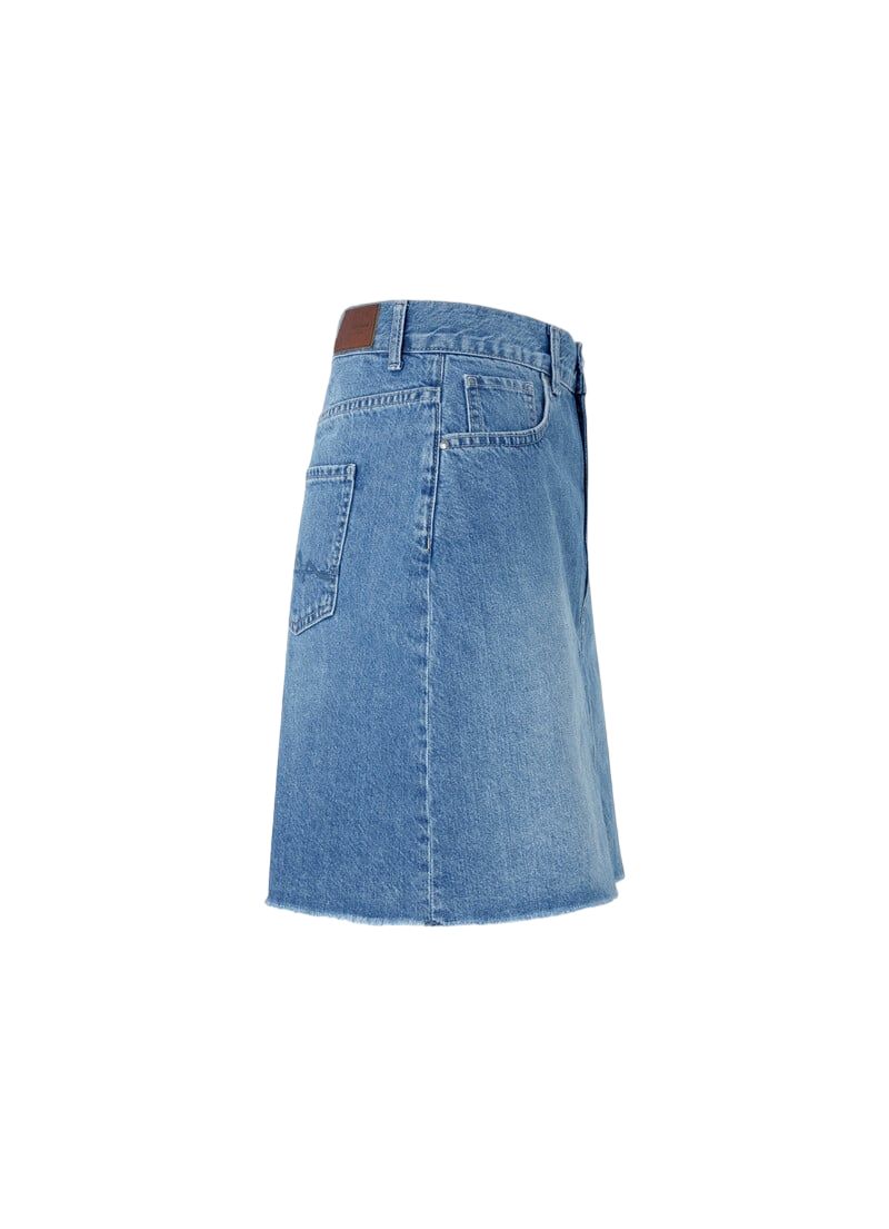 Pepe Jeans minigonna da donna in denim HW PL901124MN9 blu medio