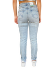 Pepe Jeans pantalone jeans da donna Tapered HW PL204591MI80 blu chiaro