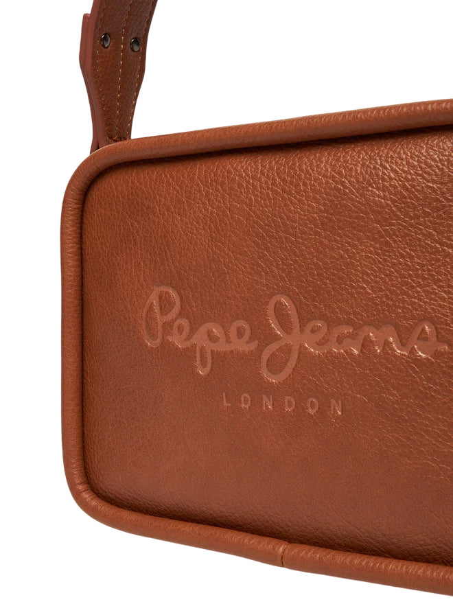 Pepe Jeans Borsa Donna Bassy PL0300004 869 Marrone – Eleganza Naturale e Stile Contemporaneo - logo 