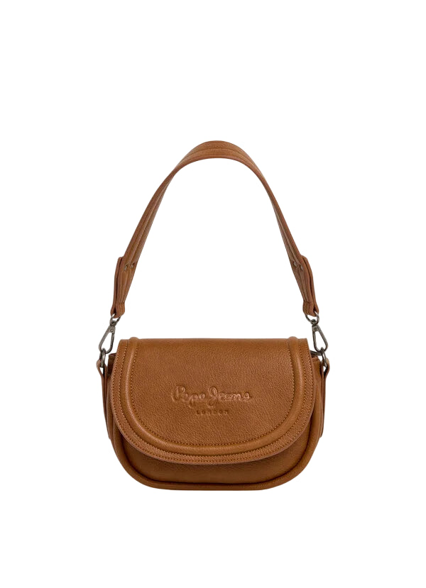 Pepe Jeans Borsa Donna PL0300006 869 Beige – Similpelle Premium con Patta e Tracolla Regolabile