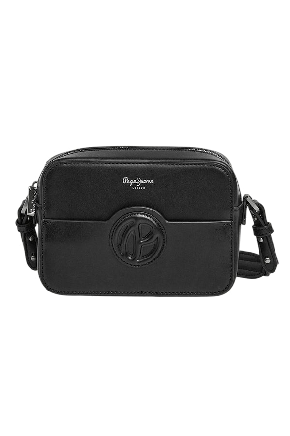 Pepe Jeans Borsa Donna PL031662 999 Nero – Design Minimal Chic in Similpelle Premium