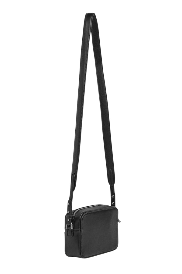 Pepe Jeans Borsa Donna PL031662 999 Nero – Design Minimal Chic in Similpelle Premium - tracolla retro 