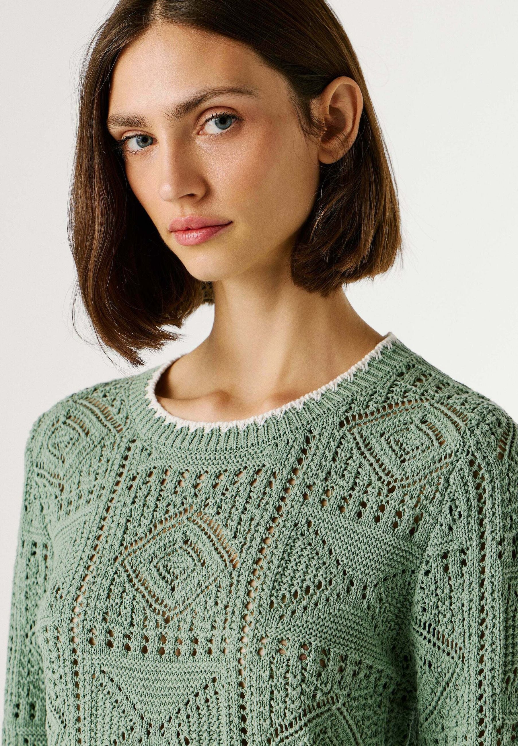 Pepe Jeans maglia da donna KAS PL7000135 verde